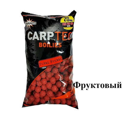 Бойлы Dynamite Bait Tutti Frutti CarpTec 20mm S/L - 2kg DY1177 Фруктовый