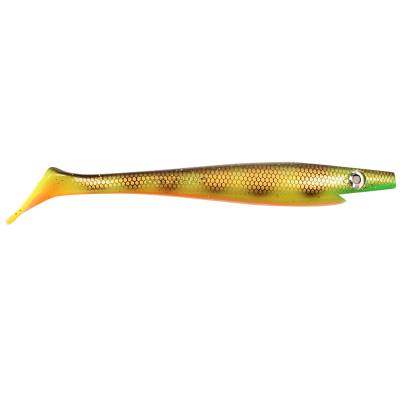 Силиконовая приманка XXL Strike Pro Giant Pig Shad 26см 130гр цв. C039 Orange Belly Perch