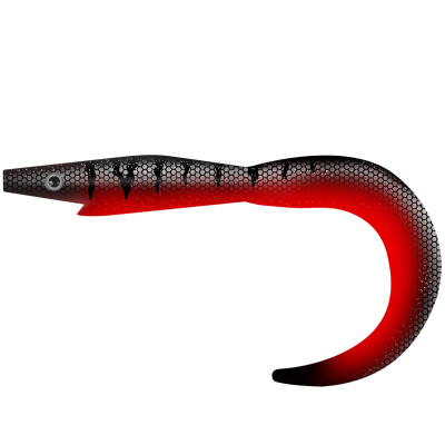 Силиконовая приманка Strike Pro Giant Pig Tail, 400 мм, 150 гр. цвет: The Red Baron (уп./1шт.)