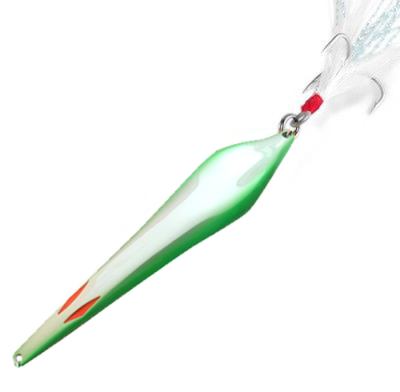 Блесна GT-BIO Fox 40гр.,  сереброзеленый  GT-32T