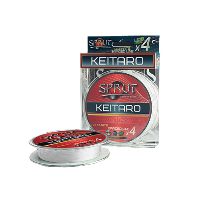 Шнур Sprut Keitaro Ultimate Braided Line x4 (140m/Crystal White/0,25mm/19,1kg)