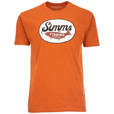 Футболка Simms Trout Wander T-Shirt, Adobe Heather, L