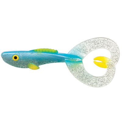 Силиконовая приманка Abu Garcia Beast Twin Tail 170mm цв. Blue Lagoon
