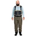 Вэйдерсы Grundens  Boundary Zip Stockingfoot Wader, Stone/Otter, L (12-13)