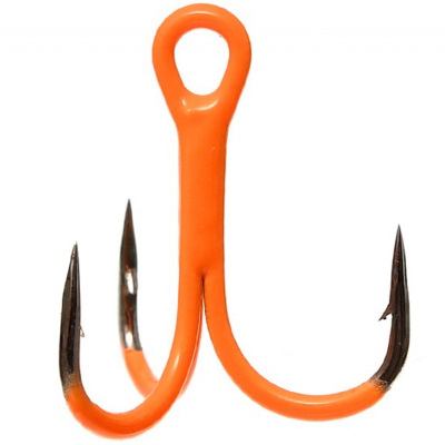 Крючок тройной Flagman Treble hook F36 Orange №4 5шт
