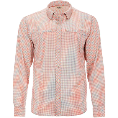 Рубашка Simms Stone Cold LS Shirt, Smoked Salmon Morada Plaid, L