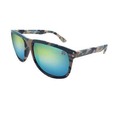 Очки поляризационные Yoshi Onyx дужки                       синий камуфляж, зеленые линзы