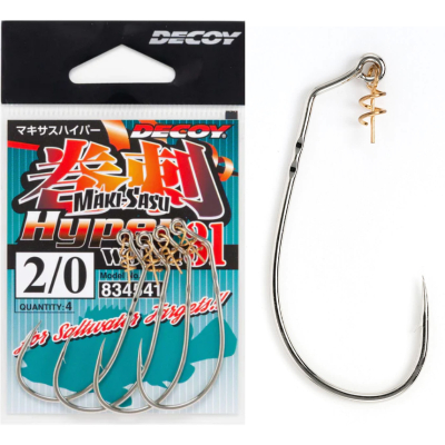 Крючок офсетный Decoy Worm 31 #5/0