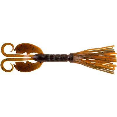 Приманка силиконовая Berkley Powerbait Bearded CrazyLeg Chigger Craw 11см #Big Texan