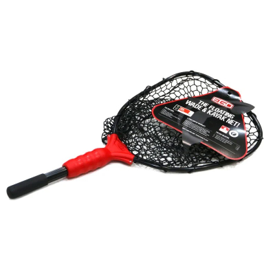 Подсак-"ракетка" EGO S1 Wade Landing Net measures 14"х16"х11" Flat; handle 6"/15.24сm; mesh-black r