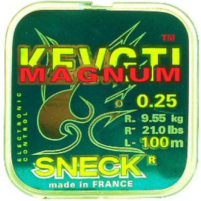 Леска монофильная Sneck Magnum LightGreen 100м 0,20mm