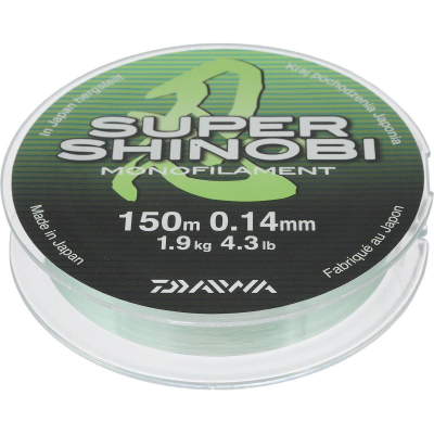 Монолеска Daiwa Super Shinobi Mist Green 150m d-0.14