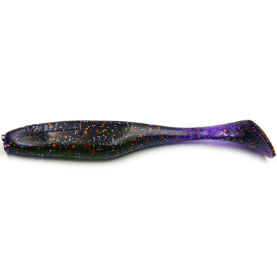 Силиконовая приманка Yaman Greedy Shad 3,5" цвет #08 - Violet (уп. 6 шт.)