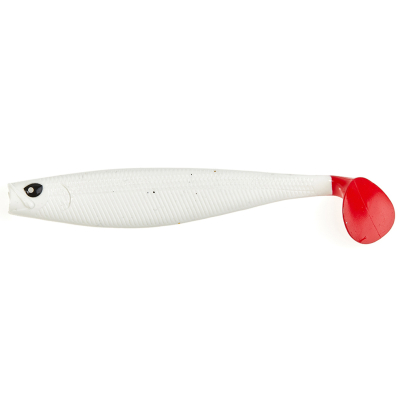 Силиконовая приманка Lucky John 3D Series Red Tail Shad 5.0" цв. PG35 3шт.