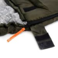 Спальный мешок с подголовником "СЛЕДОПЫТ- Traveller XL", 190+35х85 см, до 0С, 3х слойный, цв. хаки