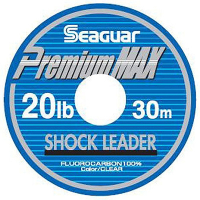 Поводковый материал из флюорокарбона Seaguar Premium Max 30m; 20lb/0.370mm; 9.1kg