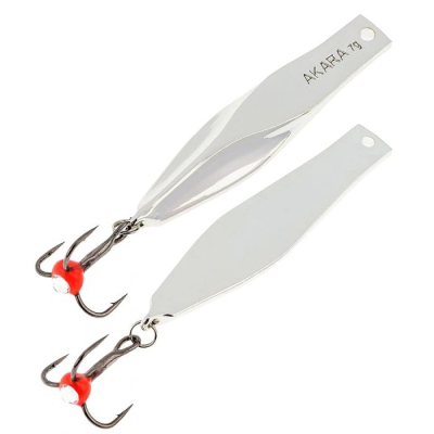 Блесна зимняя Akara Tournament Ice Stik 70 14 гр. цвет SIL