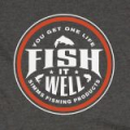 Футболка Simms Fish It Well T-Shirt, Charcoal Heather, XL