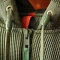 Куртка Graff из трикотажа с капюшоном(Роlaron-X400) оливк. 537-P/XXXL