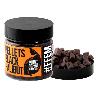 Пеллетс FFEM Hookbaits Pellets Black Halibut 8mm