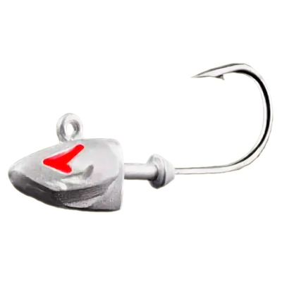 Джиг-головка GT-Bio GT-JH-P1 голова рыбы, перламутр\белый 11гр. (2шт.)