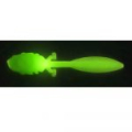 Силиконовая приманка Zombie Tadpole (Головастик) цвет лимон (lemon) UV, glow, slow sinking