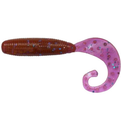 Силиконовая приманка Reins Fat G Tail Grub 3" цв. 606 Pink Lox