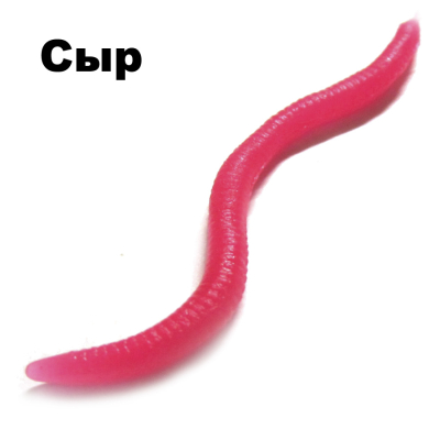 Черви съедобные Garry Angler Worms 30 шт/Cheese #Розовые