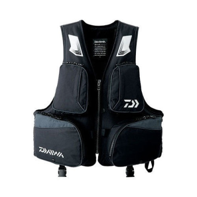Жилет спасательно-разгрузочный Daiwa DF-6303 Light Float 2XL (black)