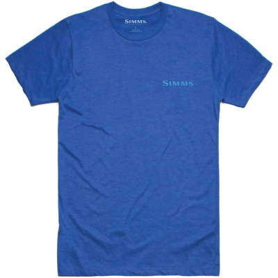 Футболка Simms Palm Tarpon Fill T-Shirt, Royal Heather, L