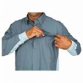 Рубашка Simms Intruder BiComp LS Shirt, Cloud Camo Blue, 3XL
