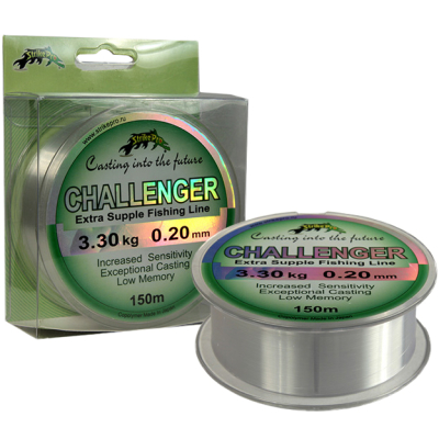 Леска Strike Pro Challenger 0,26mm 5,4кг 150m прозрачный флюо