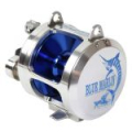 Мультипликаторная катушка Blue Marlin SPMR BMF30 серебро