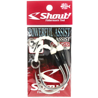 Крючки для джиг-блесен Shout 25-PA Power Assist 7/0 2 шт. 442Lb.