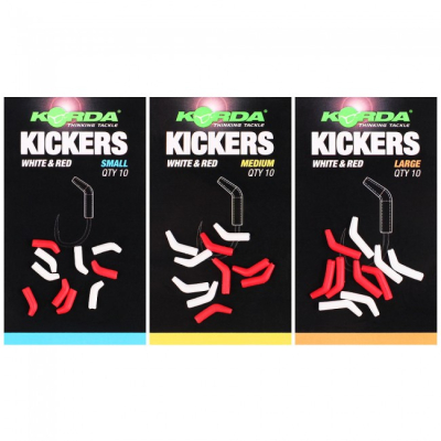 Коннектор для крючка Korda Red/White Medium KICK11