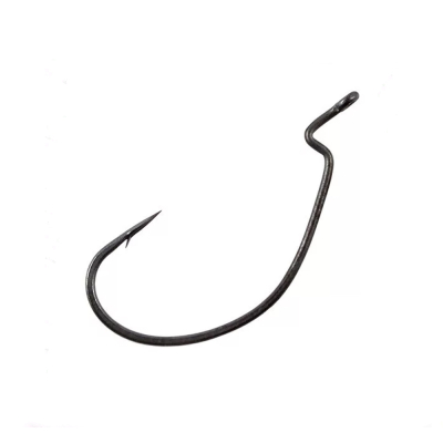 Офсетные крючки Hayabusa WRM951 #1/0 черный матовый (8)