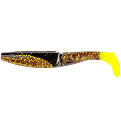 Силиконовая приманка Helios Guru 3,0"/7,62 см Black Sparkles LT 9шт. (HS-29-033)