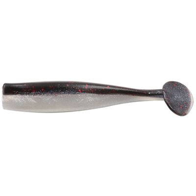 Силиконовая приманка Yaman Spry Minnow 4" цвет #34 - Black Red Flake/Pearl (уп. 5 шт.)