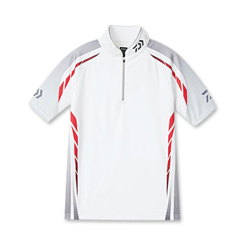 Рубашка Daiwa Wicksensor Zip-Up Shirts White DE-7604 4XL