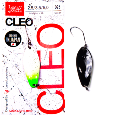 Блесна колеблющаяся Lucky John Cleo 34мм 3.5гр. цв. 025