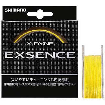 Шнур PE Shimano Exsence PL-221H 100m Yellow 1.5 (10.8kg)