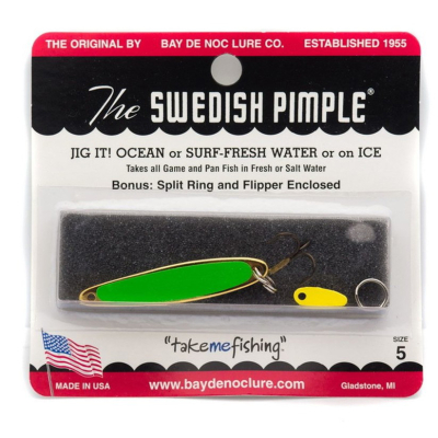 Блесна Bay De Noc Swedish Pimple #2 цвет GKELLY