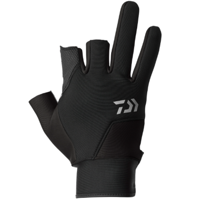 Перчатки Daiwa DG-7824W All Round Cold Protection Gloves 3 Pieces Cut (Black) XL (4550133488894)