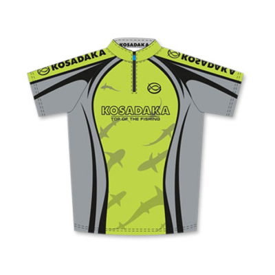 Футболка Kosadaka Sunblock Серо-зеленая с коротким рукавом TSSB-011S-S