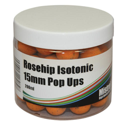 Бойлы Mistral Baits Pop-Up 15mm 200ml Rosehip Isotonic 15RIP (шиповник изотонический)