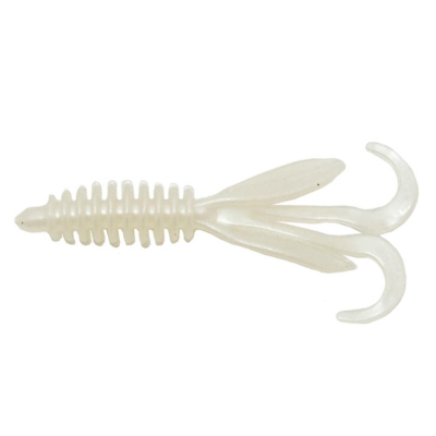 Силиконовая приманка Gene Larew Baby Hoodaddy 3" цв. #65 PEARL WHITE