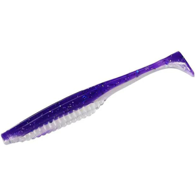 Силиконовая приманка DUO Realis Versa Shad Elastomer 4" цвет #F086 Purple Back Shad