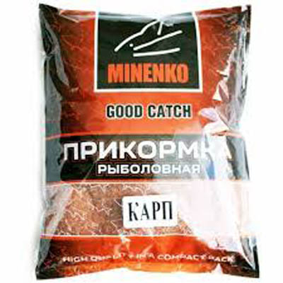 Прикормка Minenko Good Catch 700гр. карп, 700г