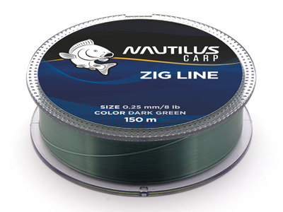 Леска Nautilus Zig Line Floating d-0.25мм 8lb 150м*