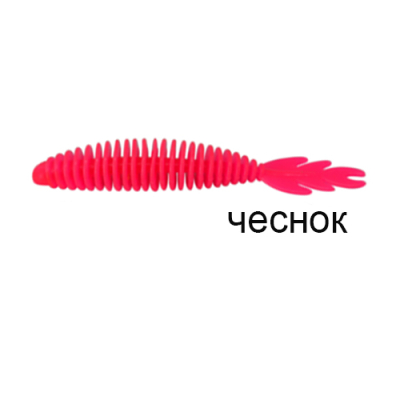 Мягкая приманка MF_pro Ribs swim 3.15" - 8см. Pink - розовый Чеснок